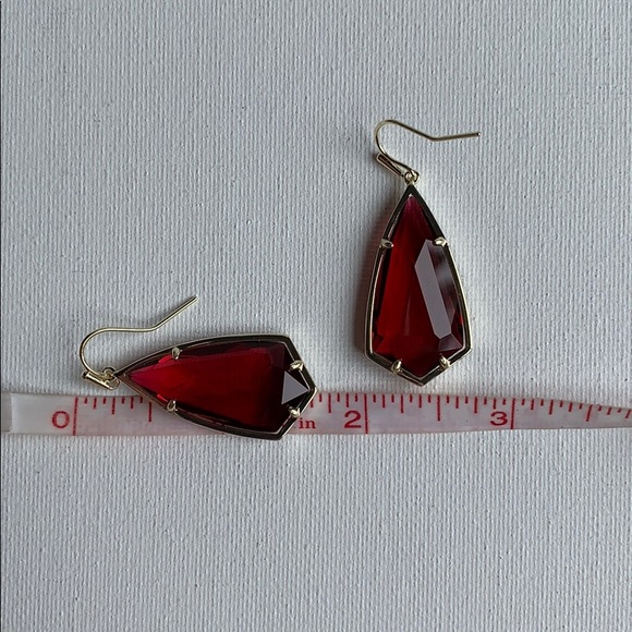 Kendra Scott Carla Earrings Berry Gold NEW - Picture 6 of 7